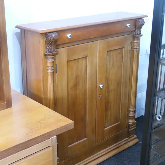 NARROW KAURI CUPBOARD 1170MM H 1060MM W