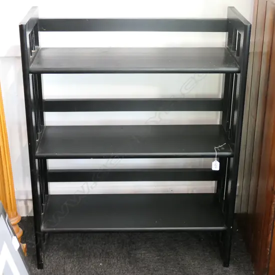 EBONISED BOOKCASE