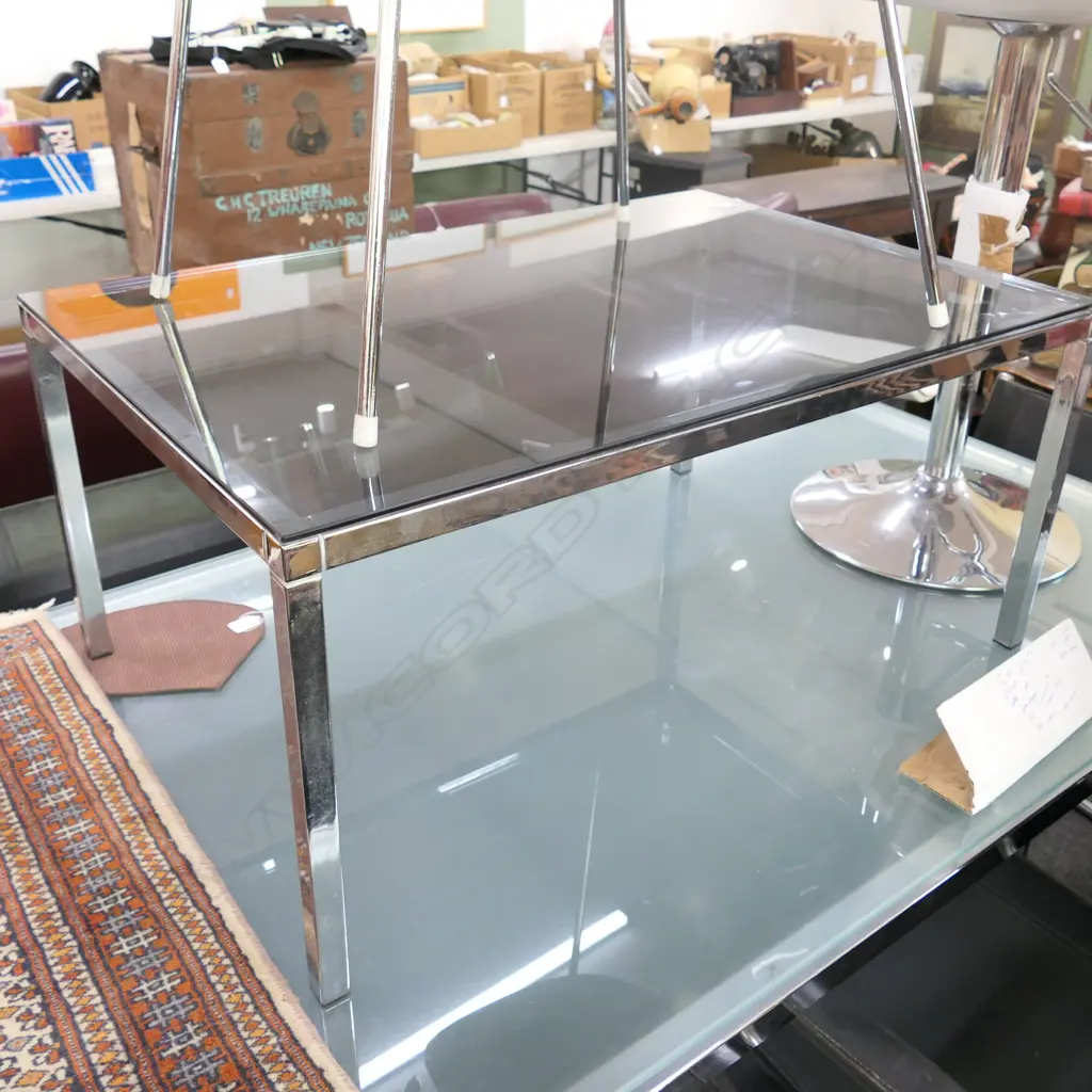 GLASS TOP COFFEE TABLE L 900 MM Image 1++