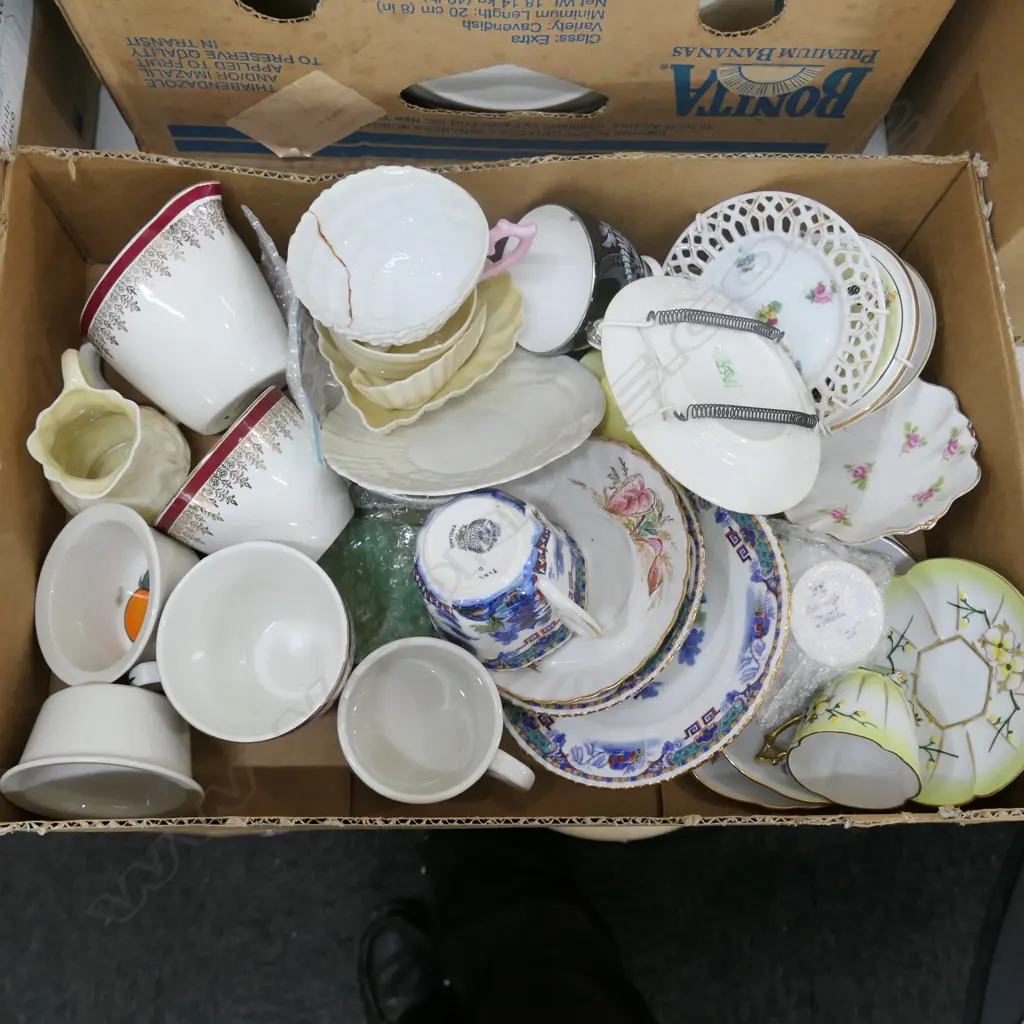 BOX LOT ASST. FINE CHINA  Image 1++