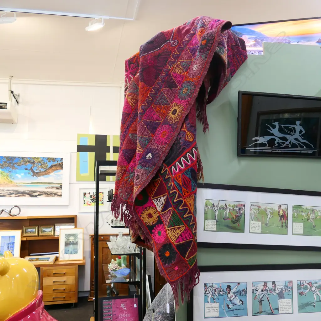 HANDWOVEN COLOURFUL RUG 1520 X 2600MM Image 1++