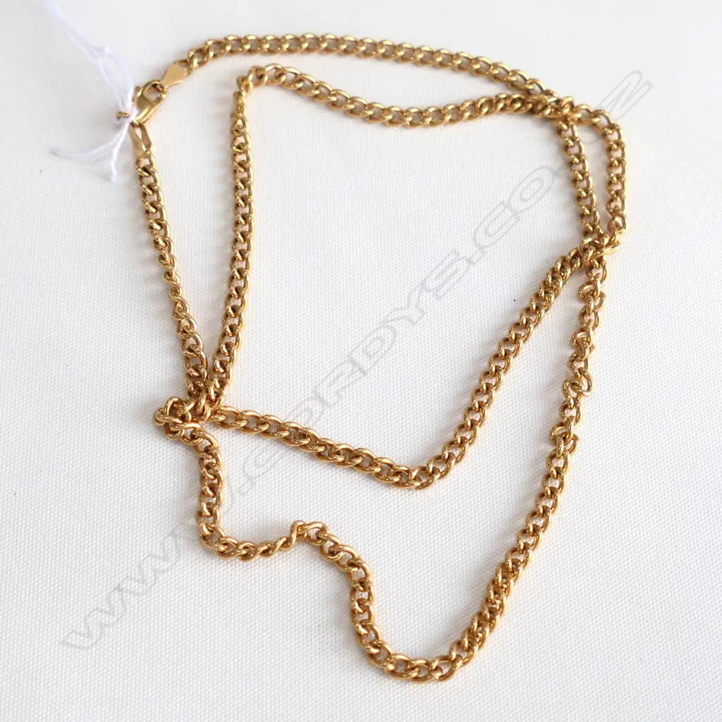 9CT GOLD CHAIN, L.55CM, 17.4 GMS Image 1++