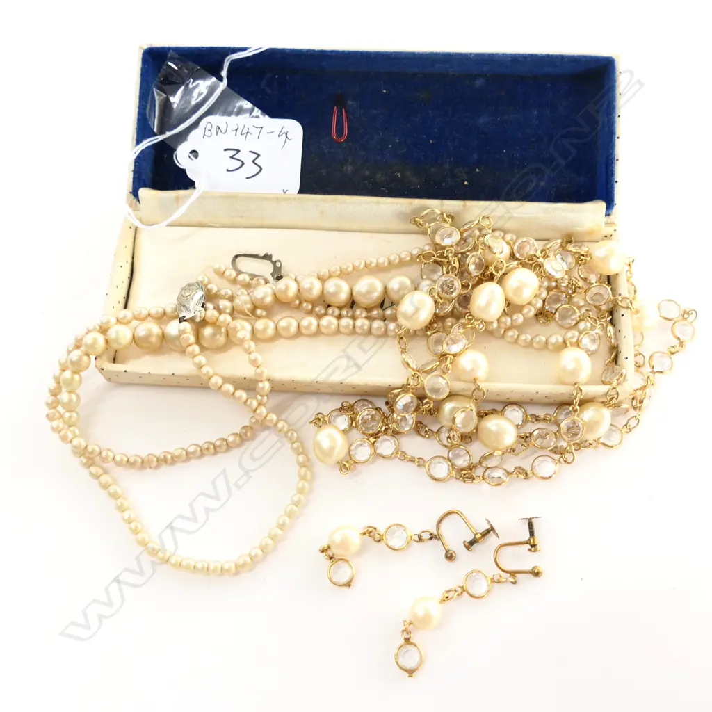 FAUX PEARL NECKLACES Image 1++