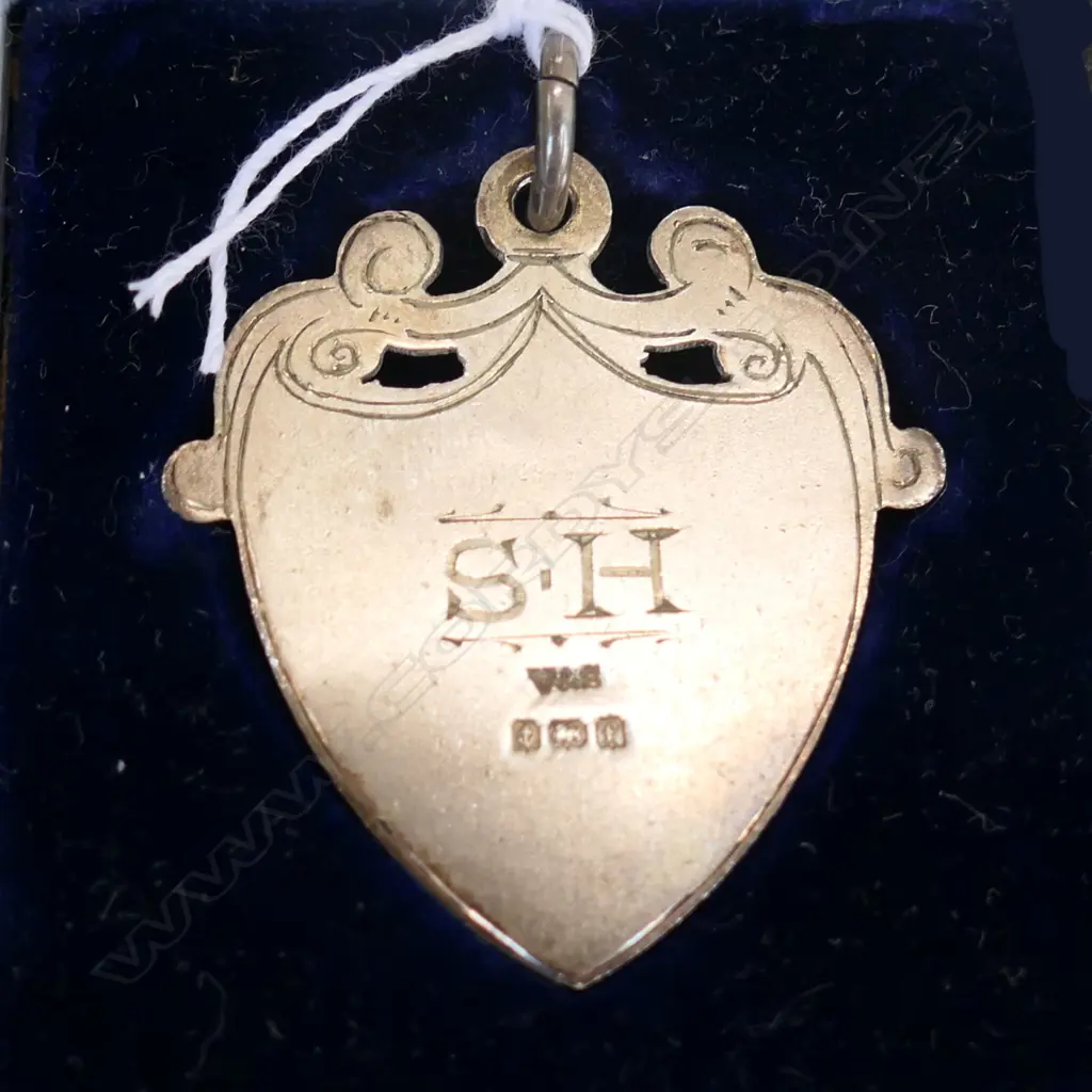 S/SILVER CASED ATTENDANCE PENDANT, "SIR HENRY FERMOR'S SCHOOL 1905"  Image 1++