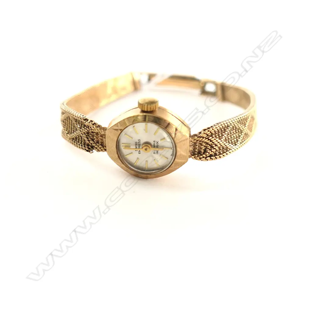 9CT GOLD WRISTWATCH 15.65gm INCLUDING MOVEMENT Image 1++
