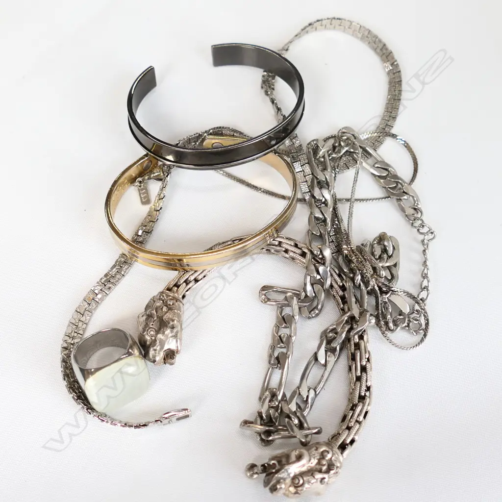 COLLECTION SILVER TONE COSTUME JEWELLERY Image 1++