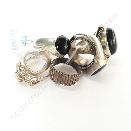 SEVEN SILVER RINGS