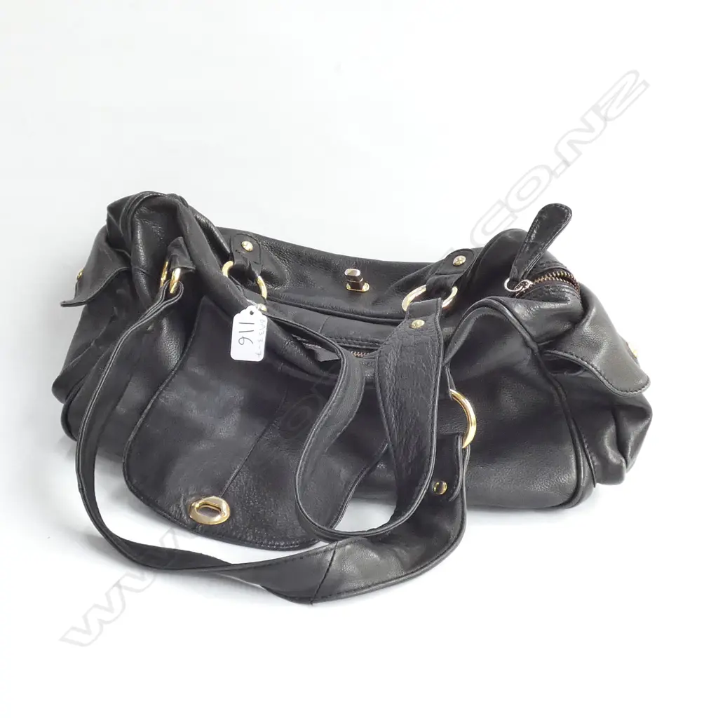MI PIACI HANDBAG, LEATHER, MOTO-STYLE Image 1++