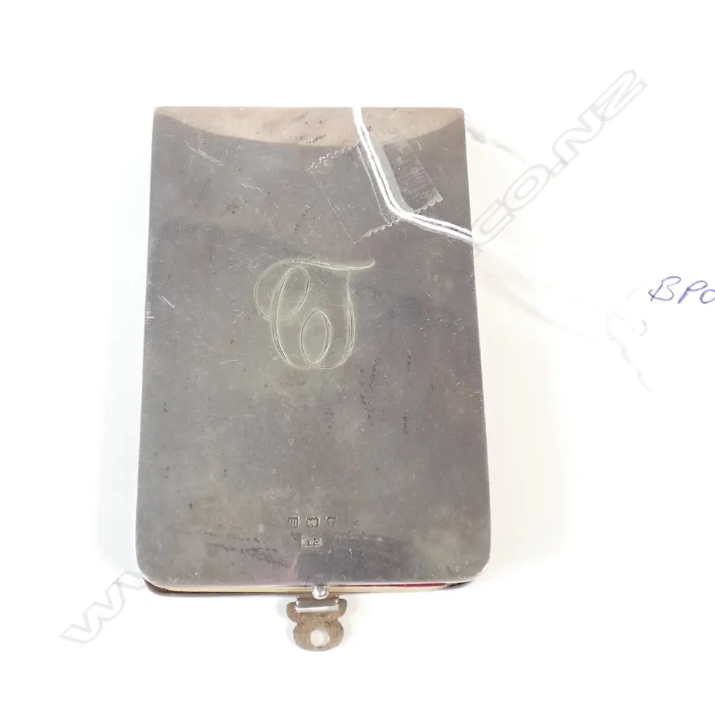 1911 SILVER COVERED NOTE BOOK Image 1++