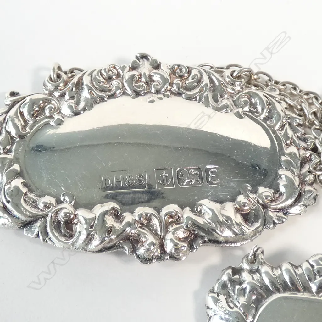 THREE SILVER DECANTER TICKETS (1 UNMARKED BUT TESTED) Image 1++