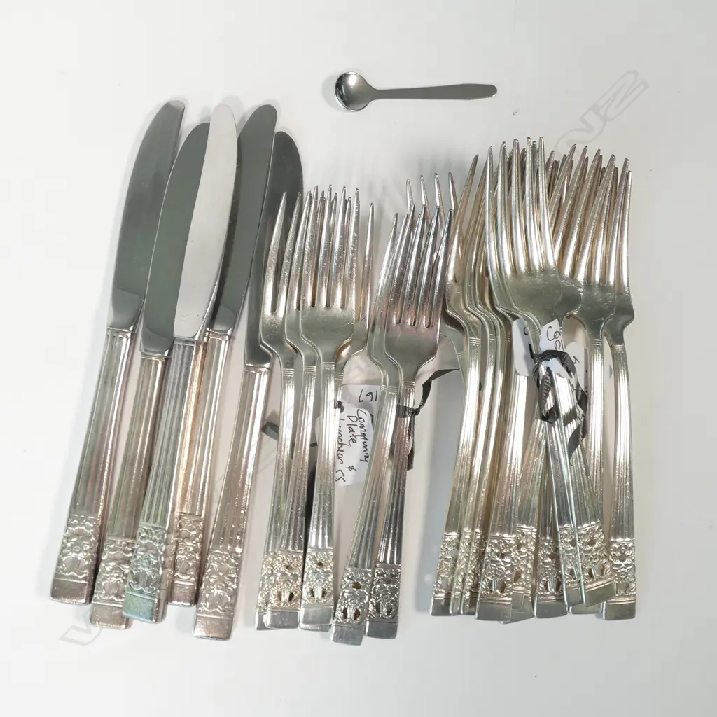 COLLECTION ASST. COMMUNITY PLATE CUTLERY Image 1++