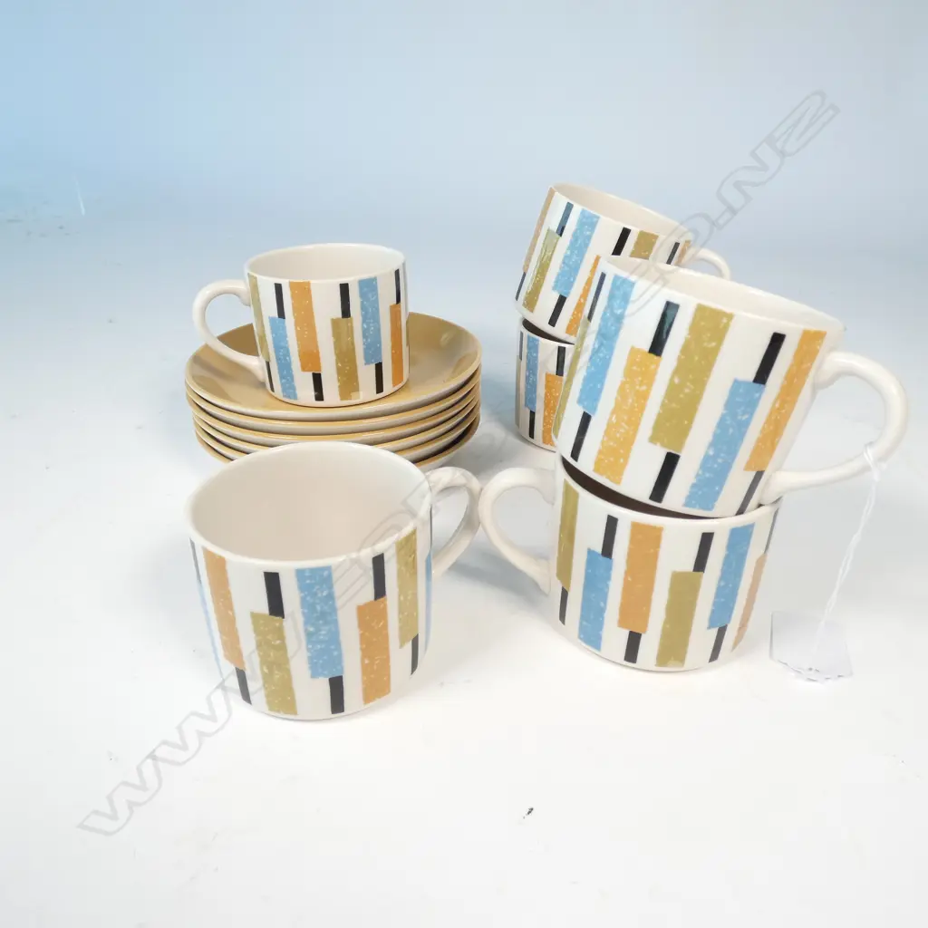 12 PCE CROWN LYNN 'BERMUDA' COFFEE SET Image 1++
