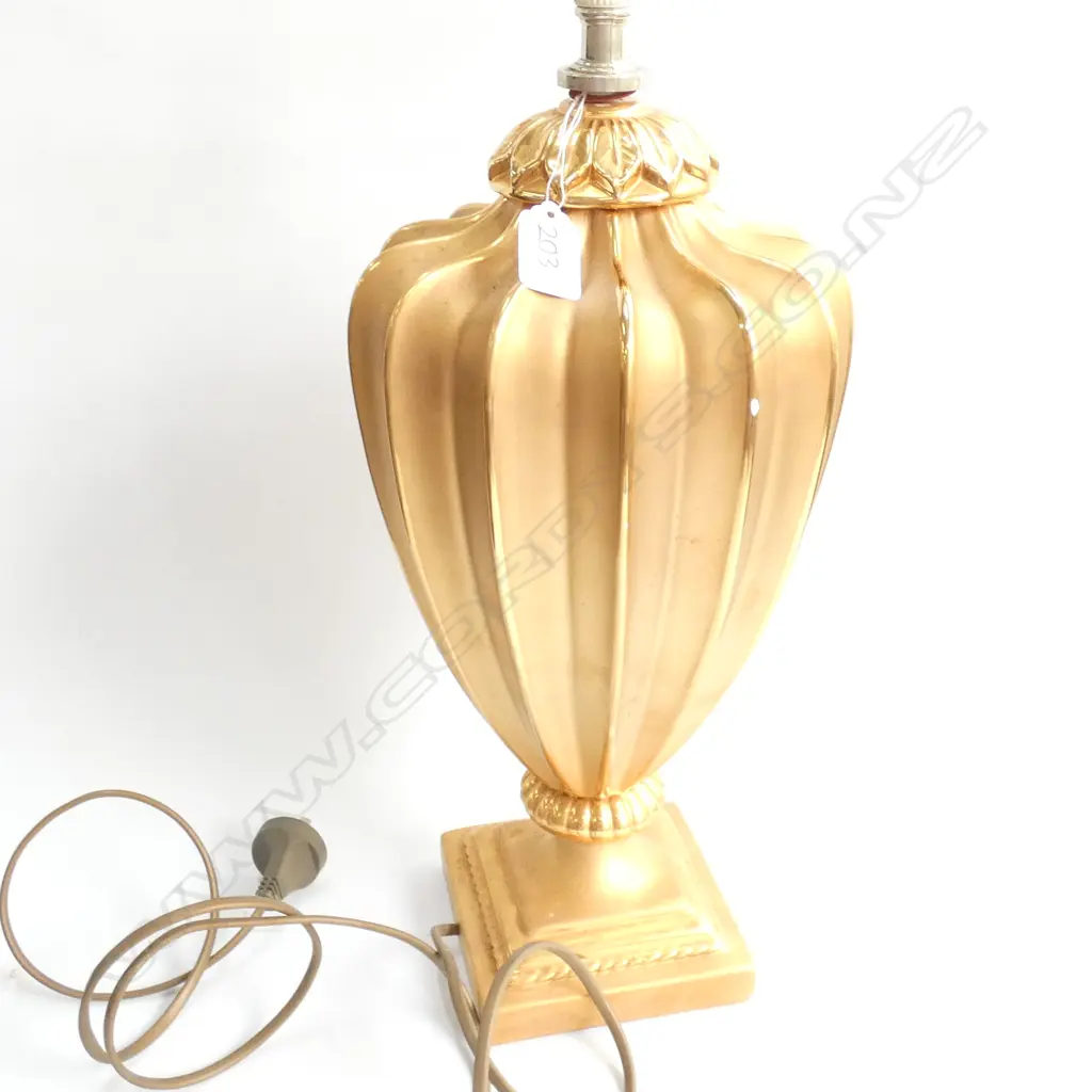 GILT LAMP NO SHADE H. 510MM  Image 1++