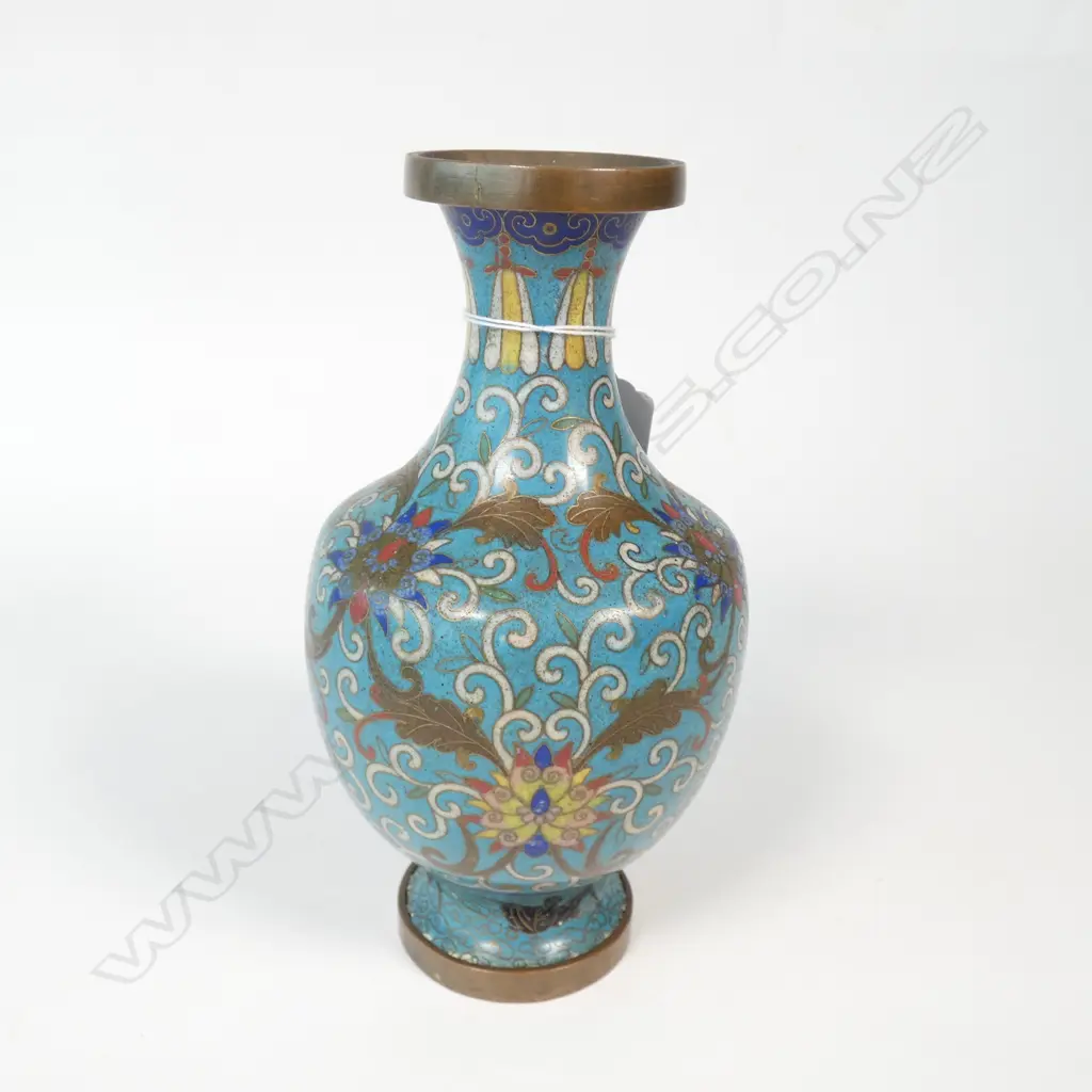 CLOISONNE VASE 170MM H Image 1++