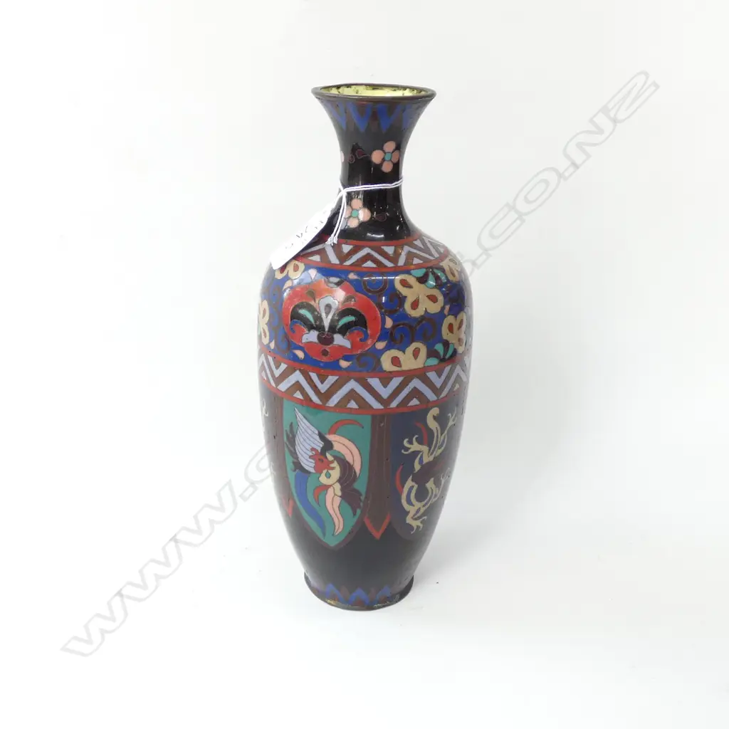 CLOISONNE VASE AF 245MM H Image 1++