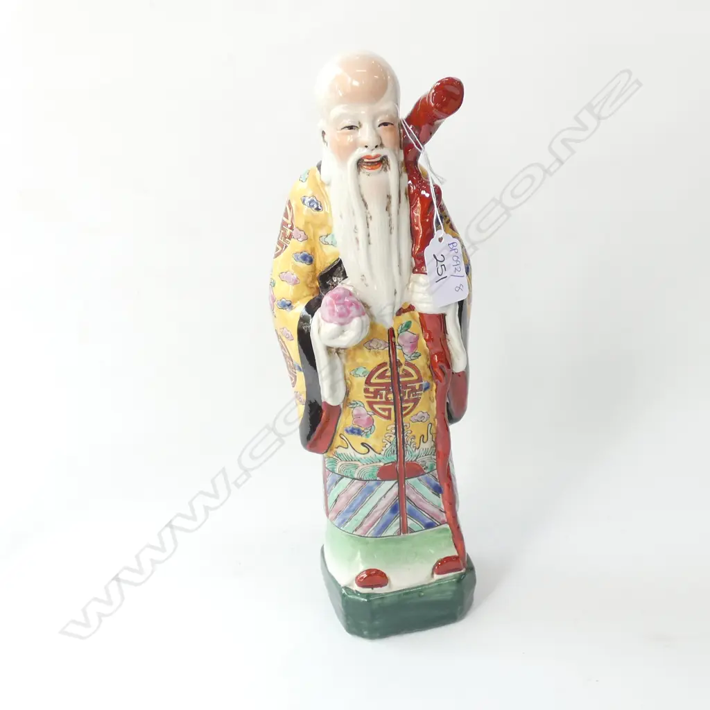 CHINESE CERAMIC FIGURE OF SHOU LAO H. 310MM  Image 1++