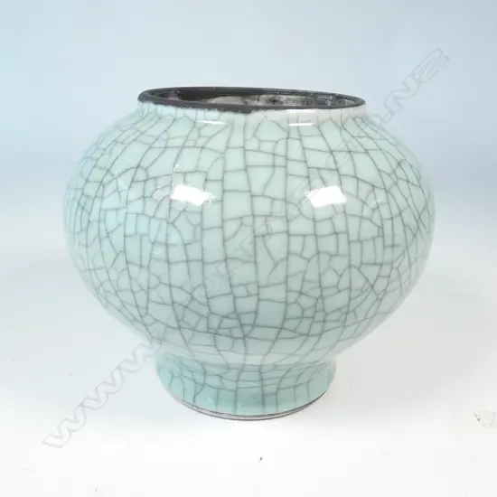 CRACKLE VASE H. 175MM 