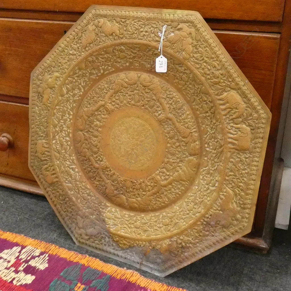 BRASS MIDDLE EASTERN TRAY 620MM DIA AF Image 1++