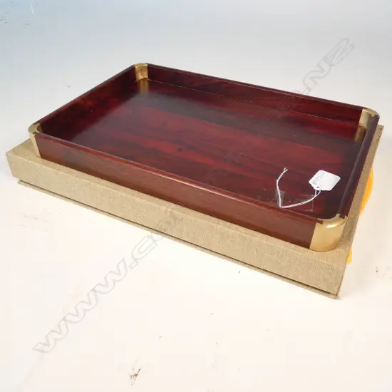 ROSEWOOD TRAY IN CASE 360 X 240MM