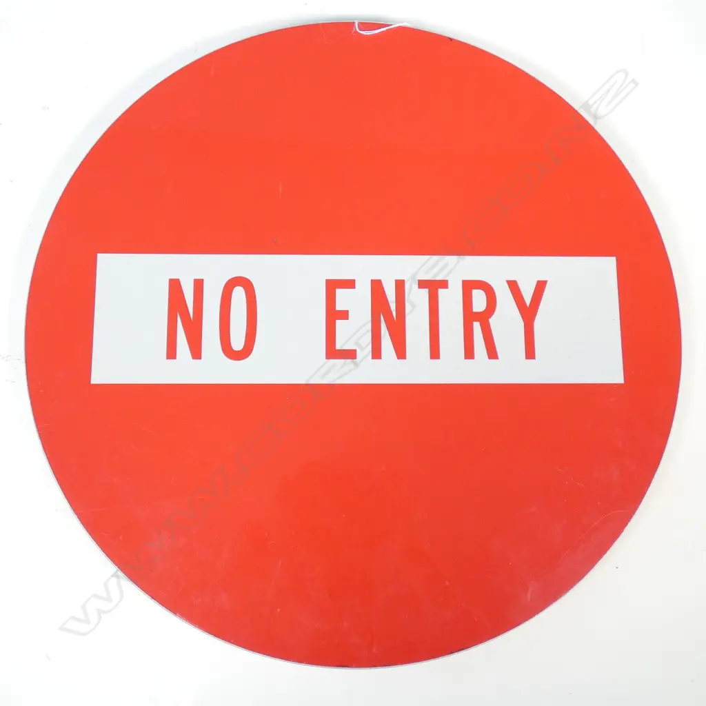 NO ENTRY SIGN DIA. 400MM Image 1++