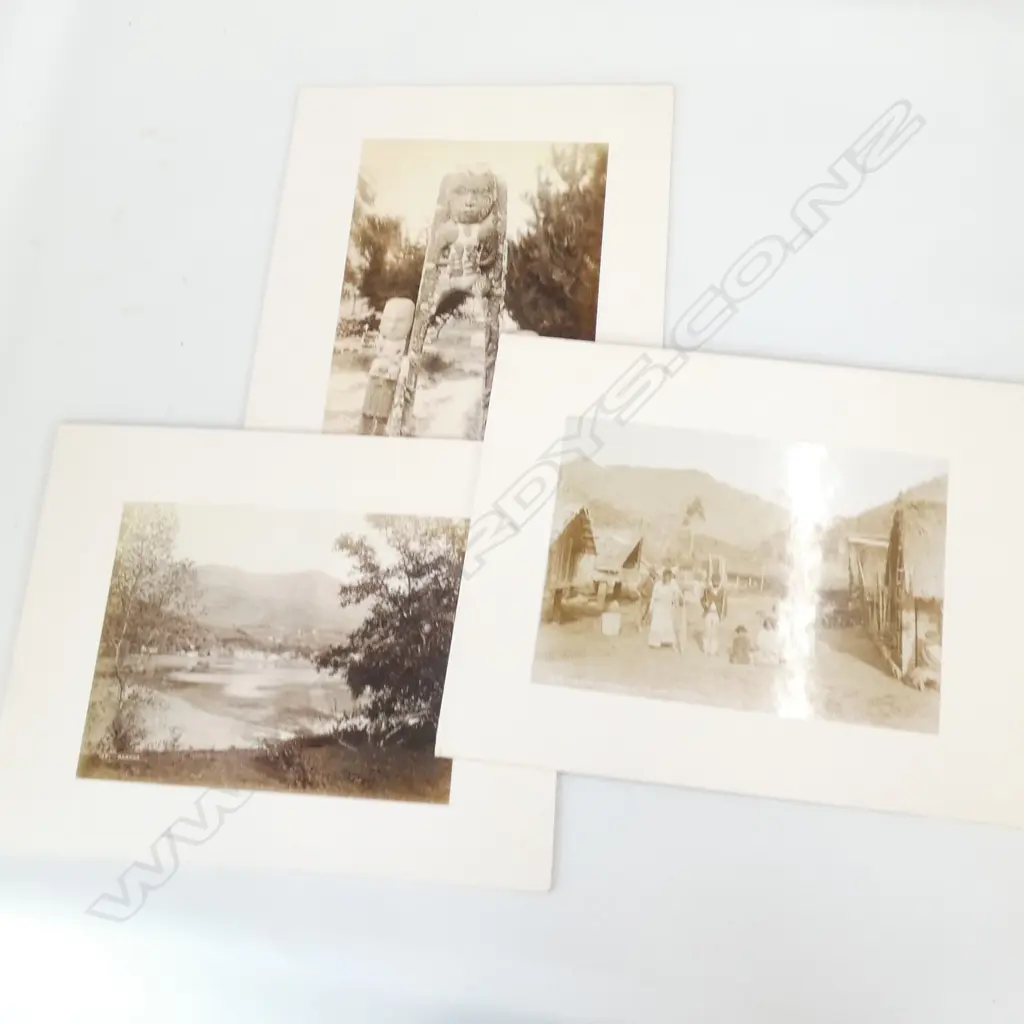 THREE HISTORICAL NEW ZEALAND PHOTO REPRINTS Image 1++