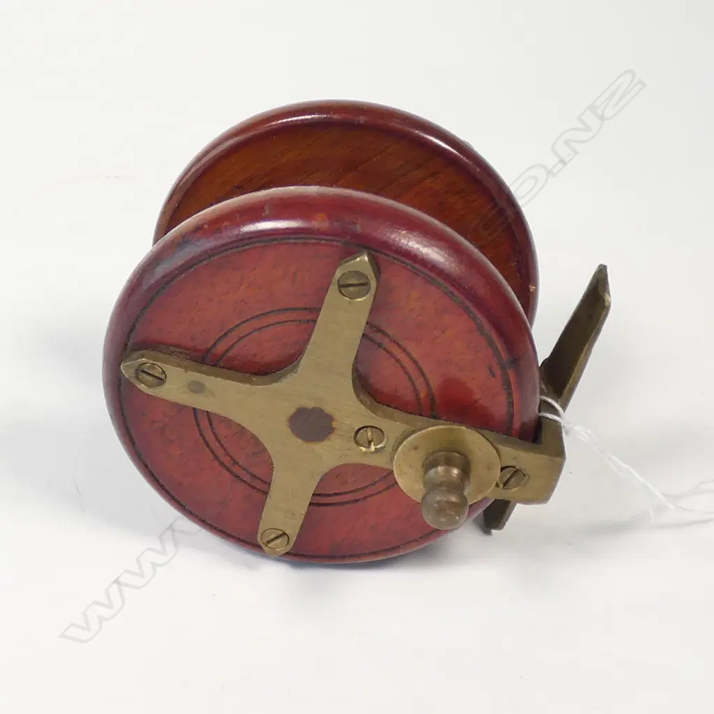 EARLY 3" NOTTINGHAM STARBACK REEL C1900 Image 1++