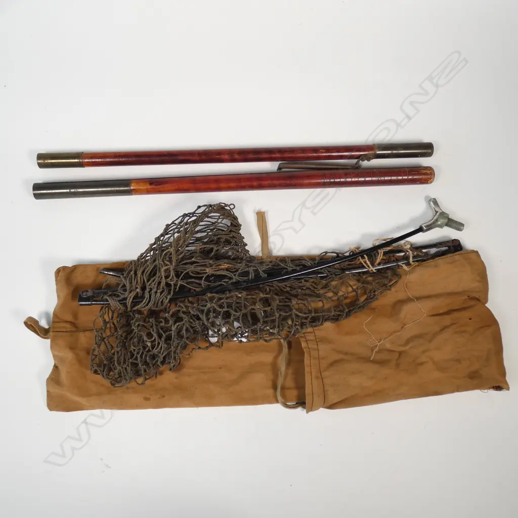 EARLY ENGLISH TROUT LANDING NET Image 1++