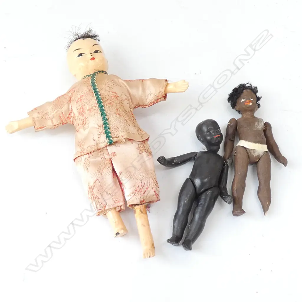3 VINTAGE DOLLS, ALL AF  Image 1++