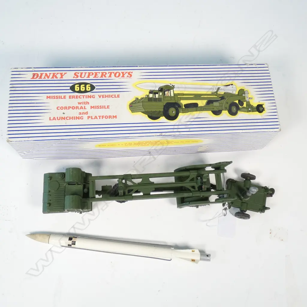 DINKY MISSILE ERECTING VEHICLE IN ORIG. BOX 300MM L Image 1++
