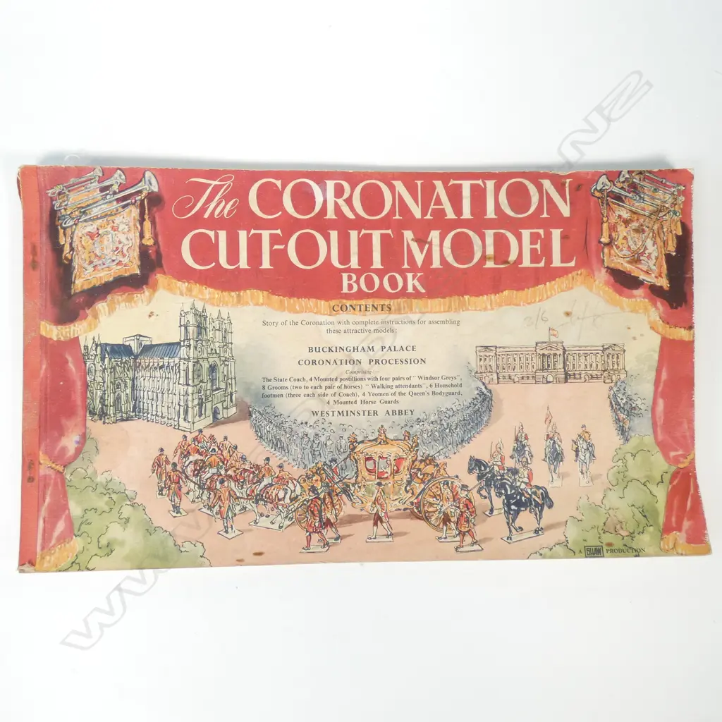 1953 CORONATION CUT OUT MODEL BOOK Image 1++