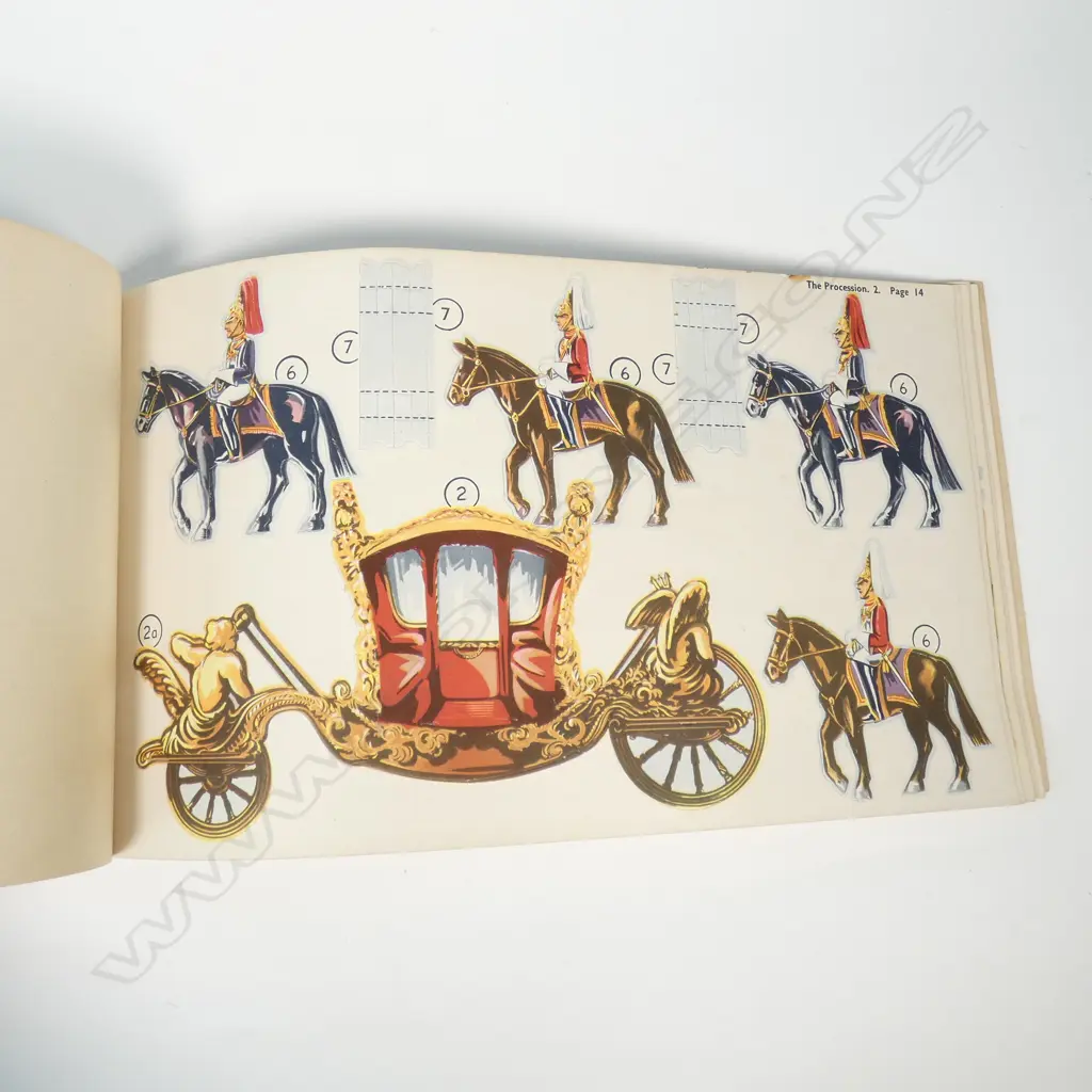 1953 CORONATION CUT OUT MODEL BOOK Image 1++