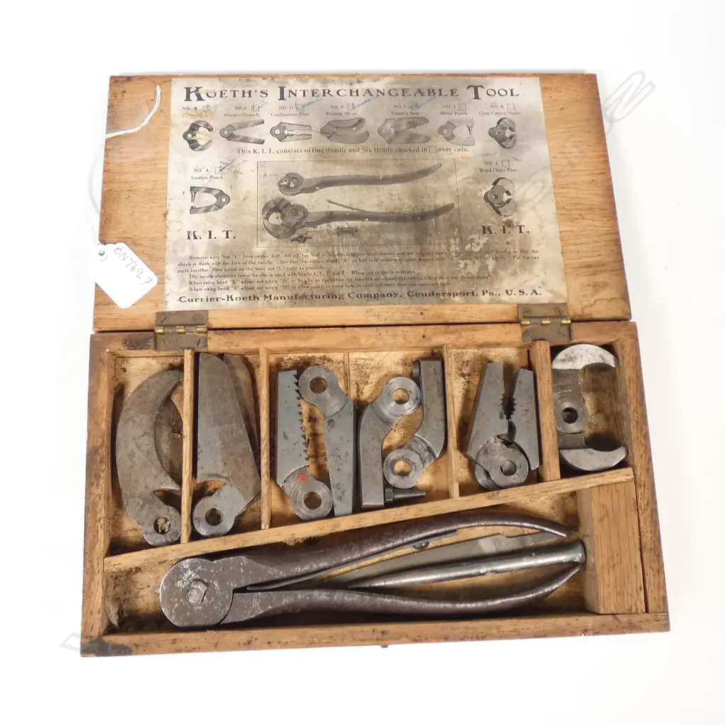 ''KOETH'S INTERCHANGEABLE TOOL' IN ORIGINAL BOX Image 1++