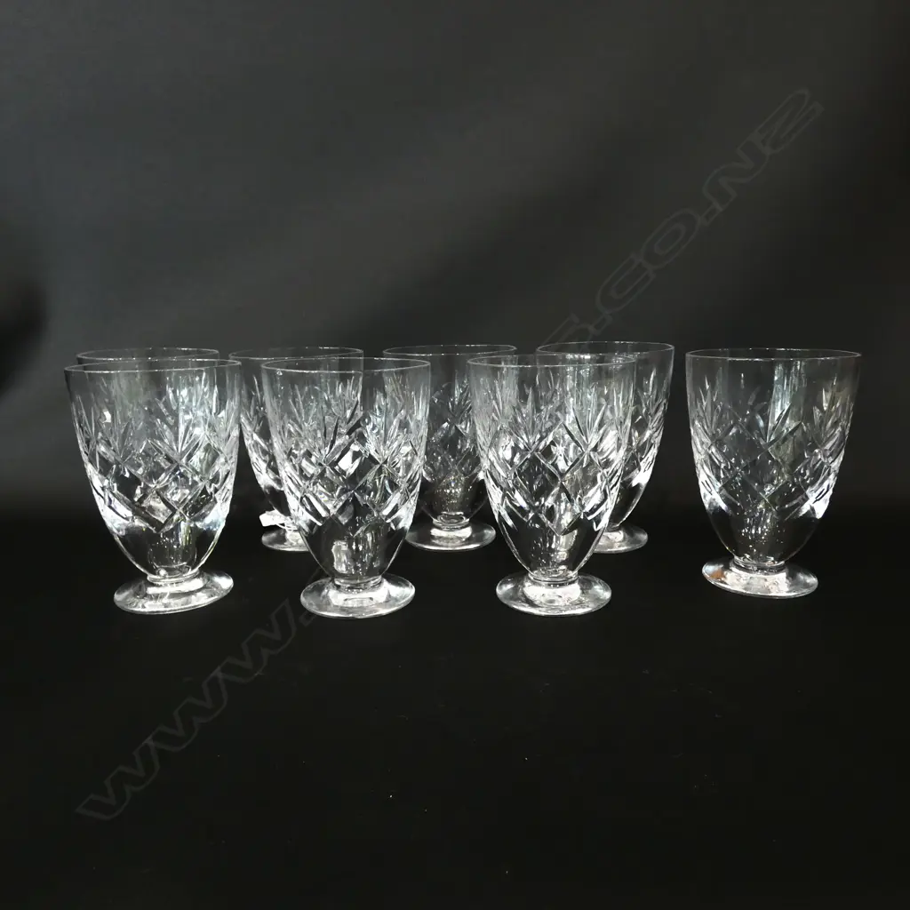 SET OF 8 WEBB CORBETT GLASSES  Image 1++