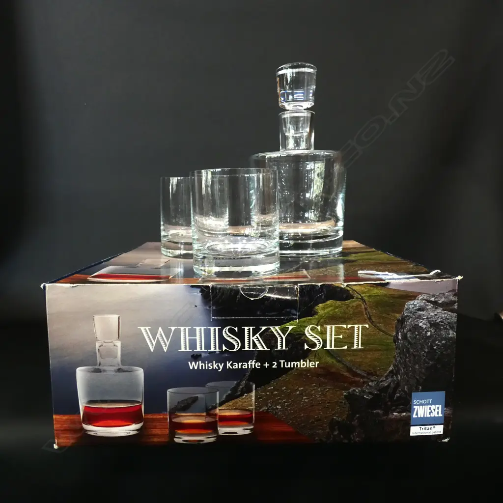 BOXED SCHOTT ZWIESEL WHISKY SET Image 1++