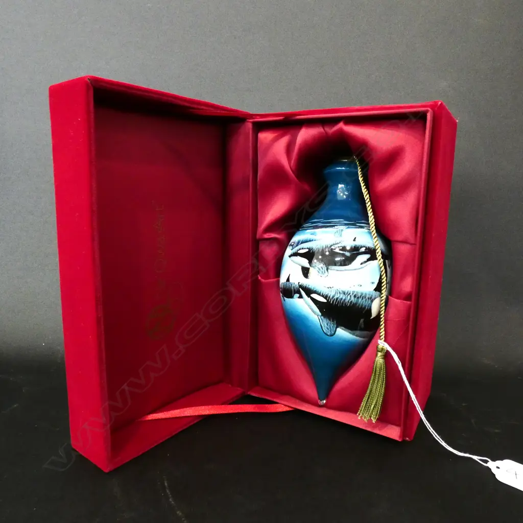NATIVE CANADIAN GLASS ART IN BOX Image 1++