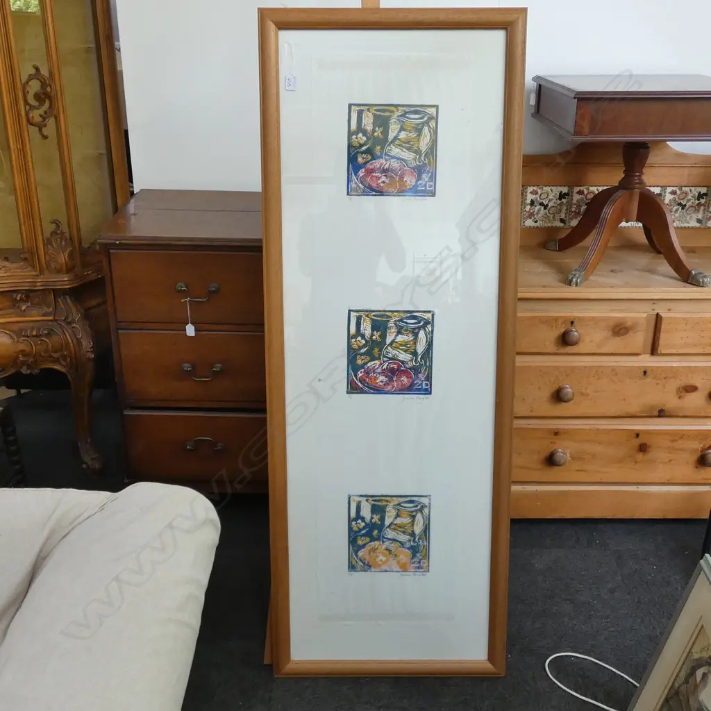 ZINNI DOUGLAS LTD. ED. WOODCUT PRINT 1600 X 590MM Image 1++