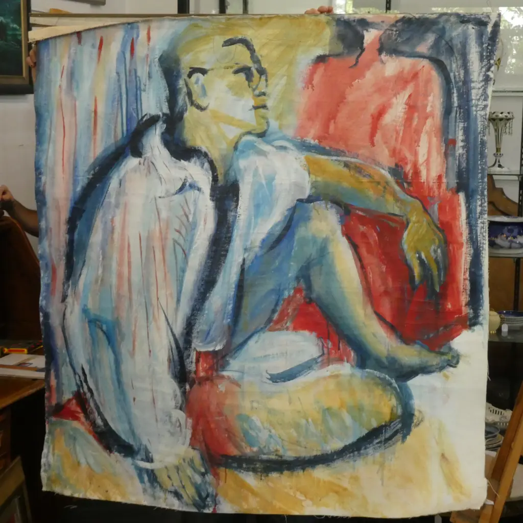 UNFRAMED PORTRAIT ON CANVAS 1100 X 1000MM Image 1++