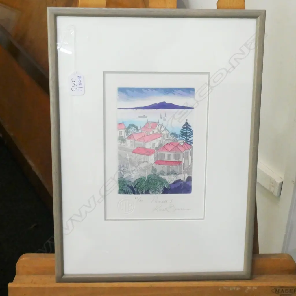 KATE BURROWS 'PARNELL II' ETCHING ED. 47/80 455 X 335MM  Image 1++