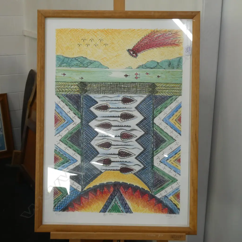 FATU FEU'U LTD ED PRINT 'Afio Mai Manukau' 61/125... Image 1++