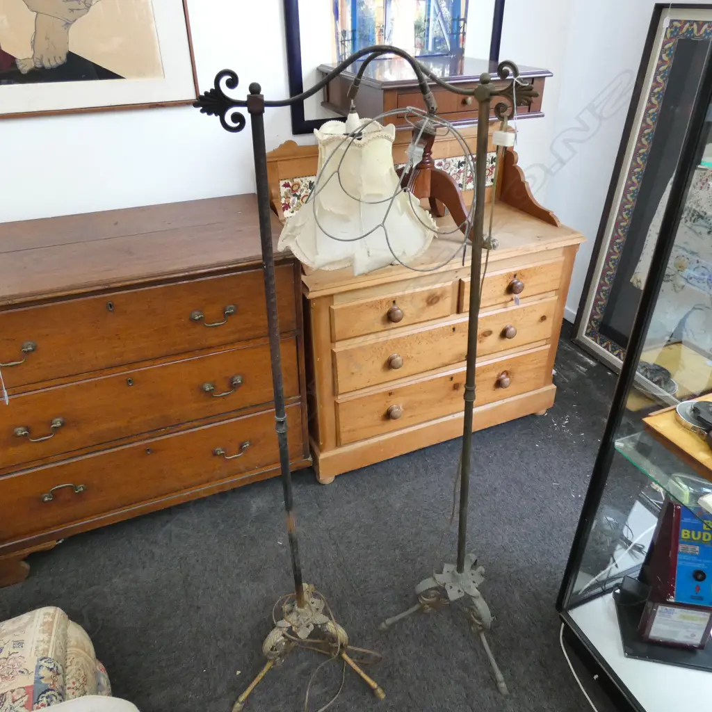 2 METAL STANDARD LAMP H 1520 MM Image 1++