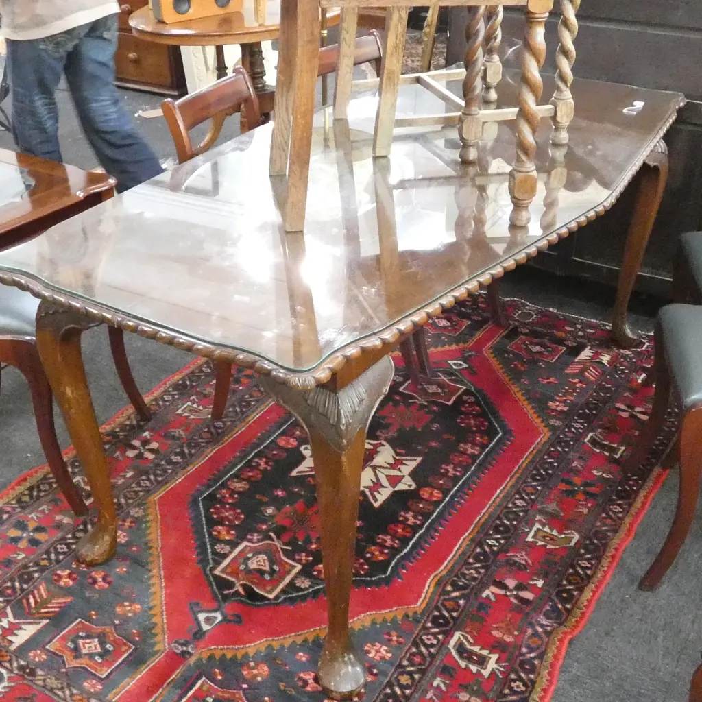 GLASS TOP DINING TABLE L. 1770MM Image 1++