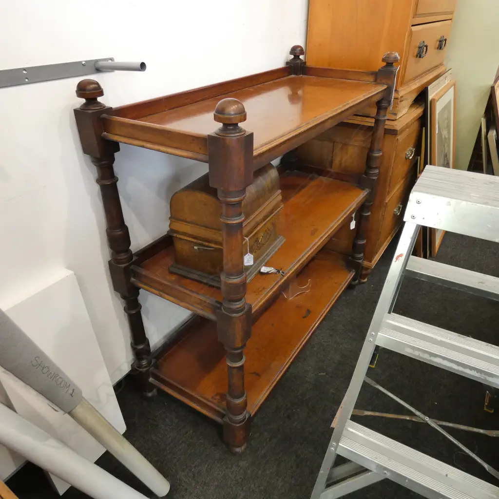 3 TIER VICTORIAN DUMBWAITER 1040 X 430 X 1040MM Image 1++