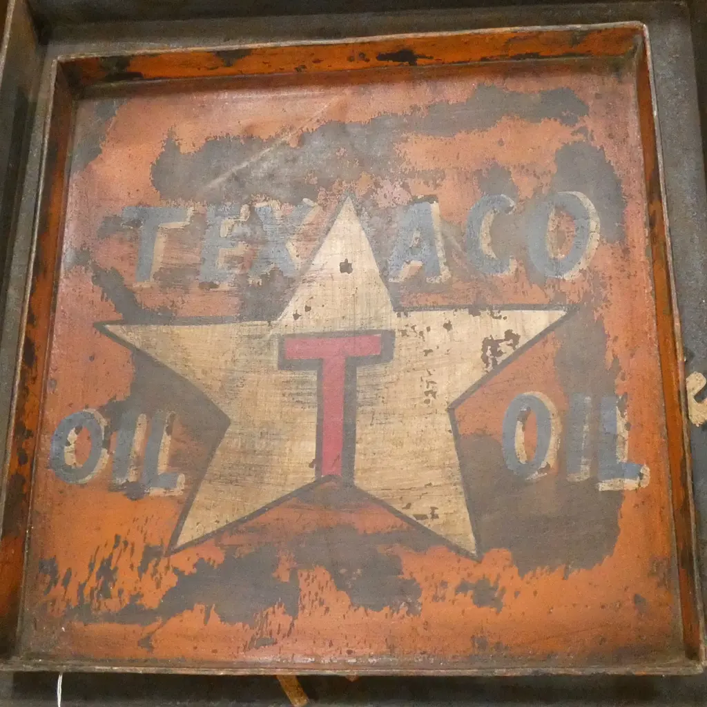 TEXACO OIL SQUARE TRAY 435MM SQ Image 1++