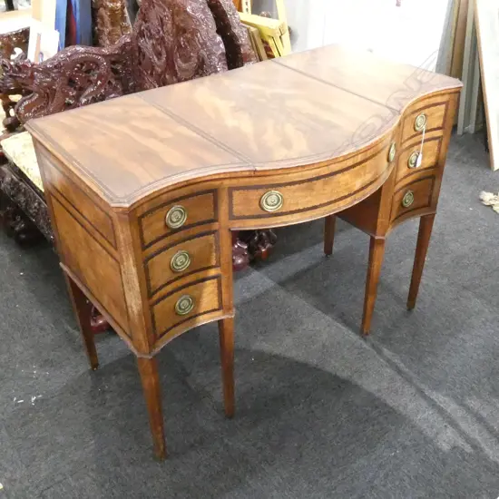 SHERATON REVIVAL INLAY DRESSING TABLE 1010MM W 800MM H 