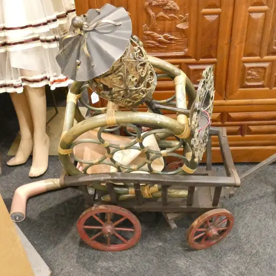 HIGH CHAIR/CART/WINE RACK+ LIGHT
