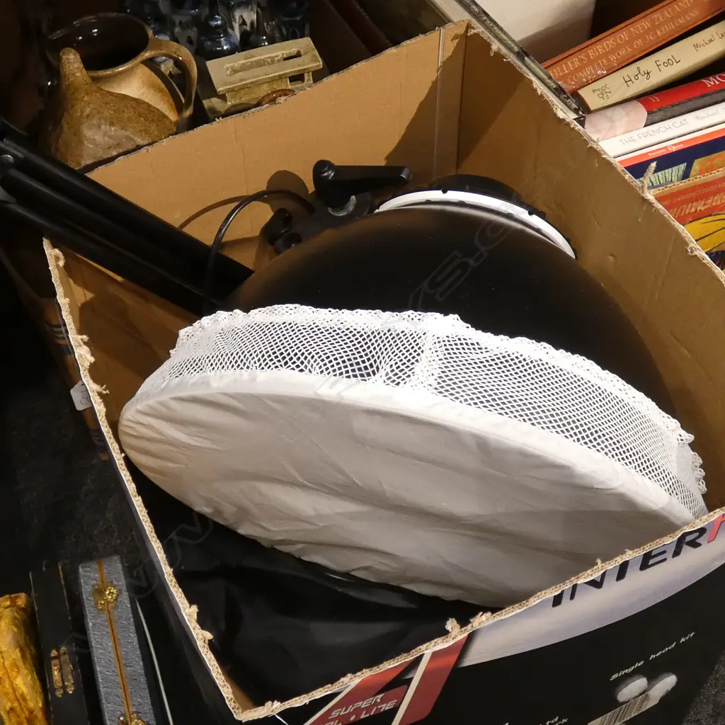 BOX LOT STUDIO LIGHT, TRIPOD  Image 1++