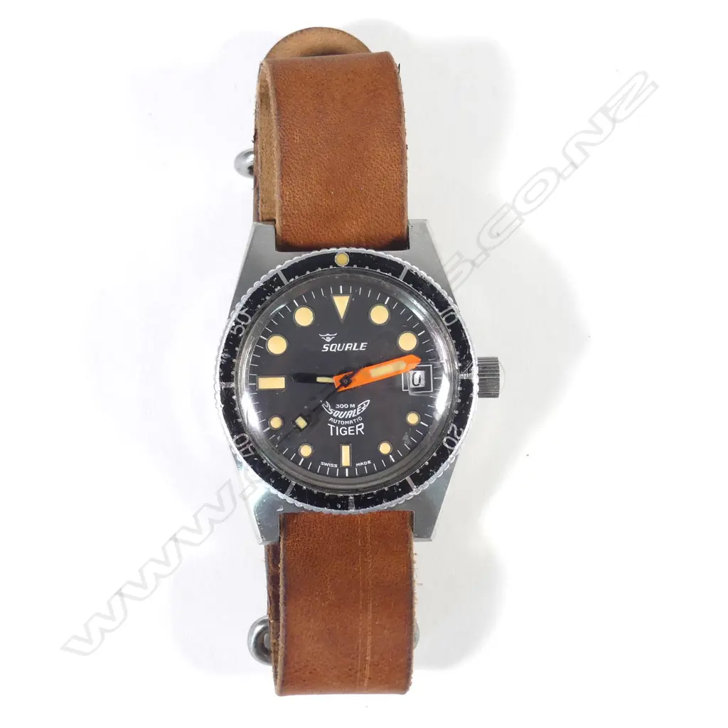 A Swiss Squale 'Tiger' 300m divers watch Image 1++