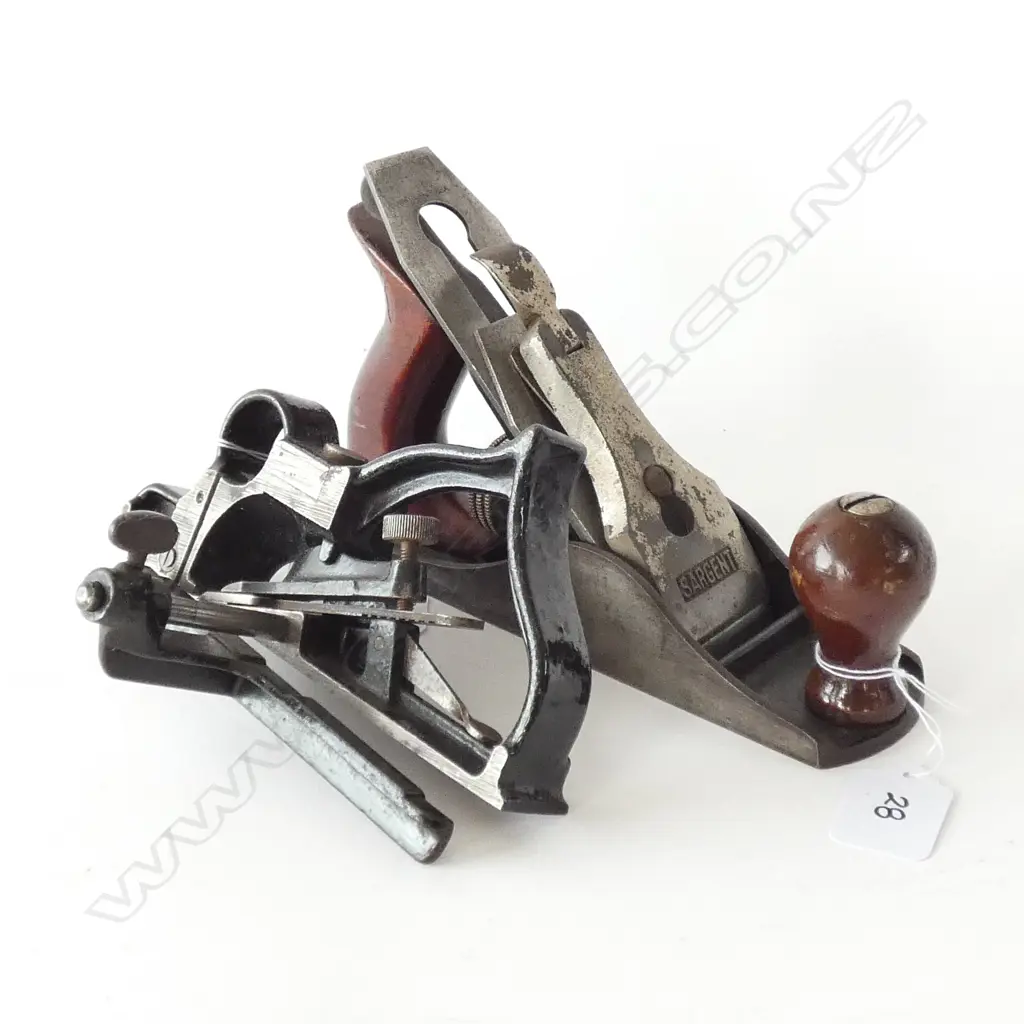 2 PLANES; STANLEY NO. 278 RABBET + FILLESTER, SARGENT NO. 407 SMOOTH PLANE Image 1++