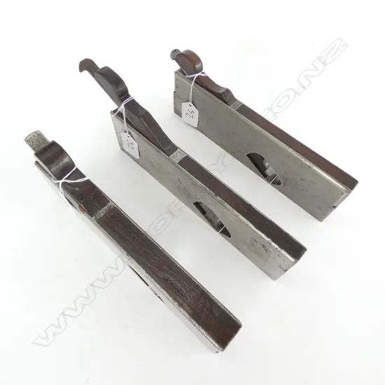 3 ROSEWOOD INFILL REBATE PLATES; 1X 1'' 2X 3/4''