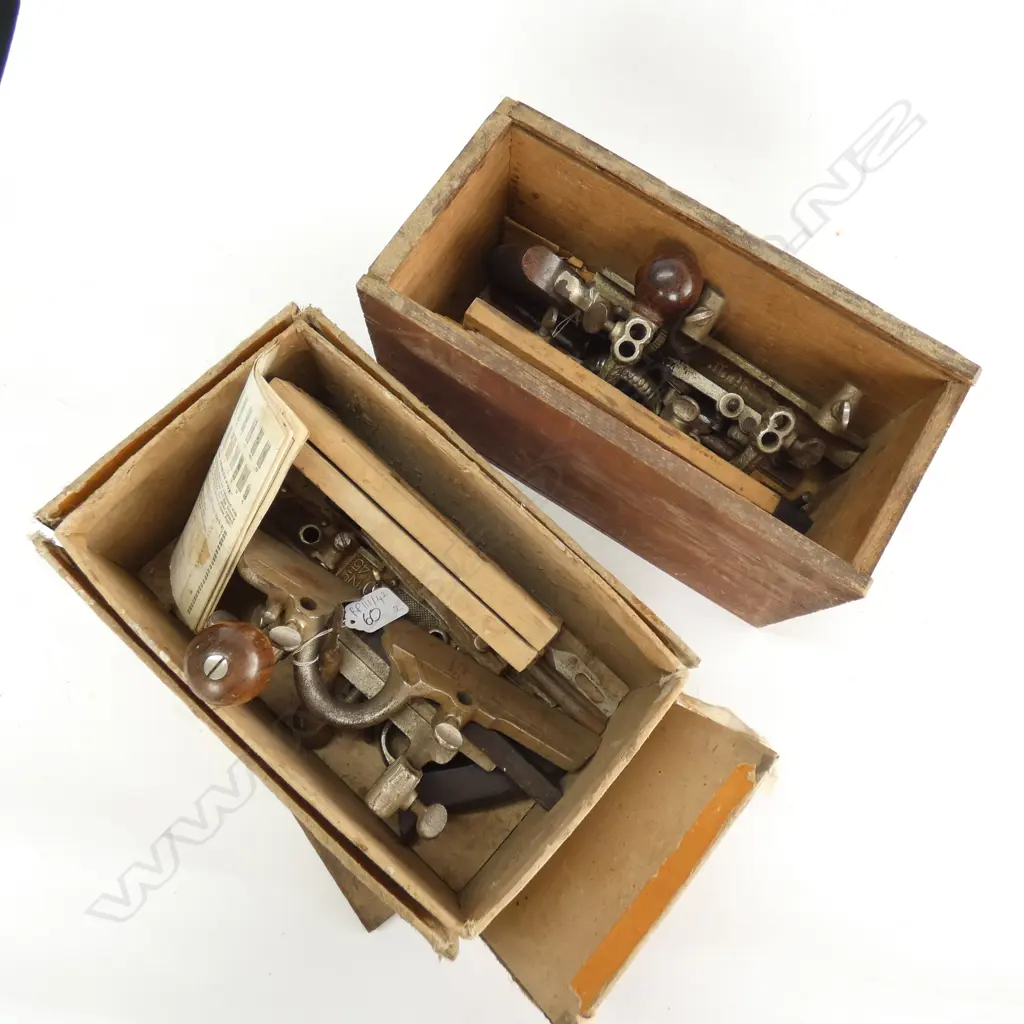 2 BOXED STANLEY NO. 45 COMBINATION PLANES Image 1++